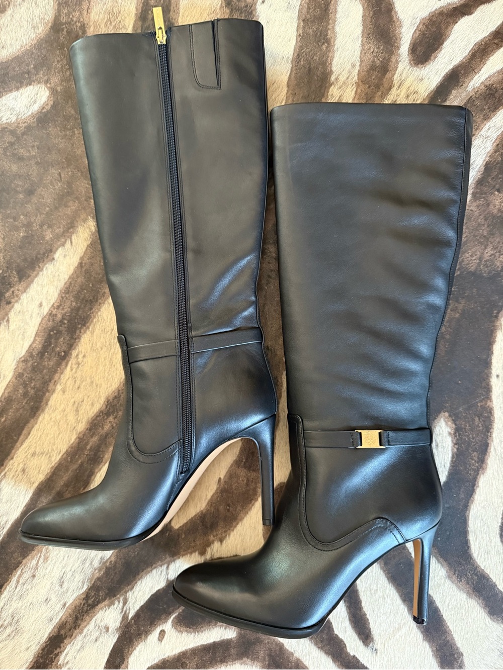 Vince Comuto Knee High Heel Boots